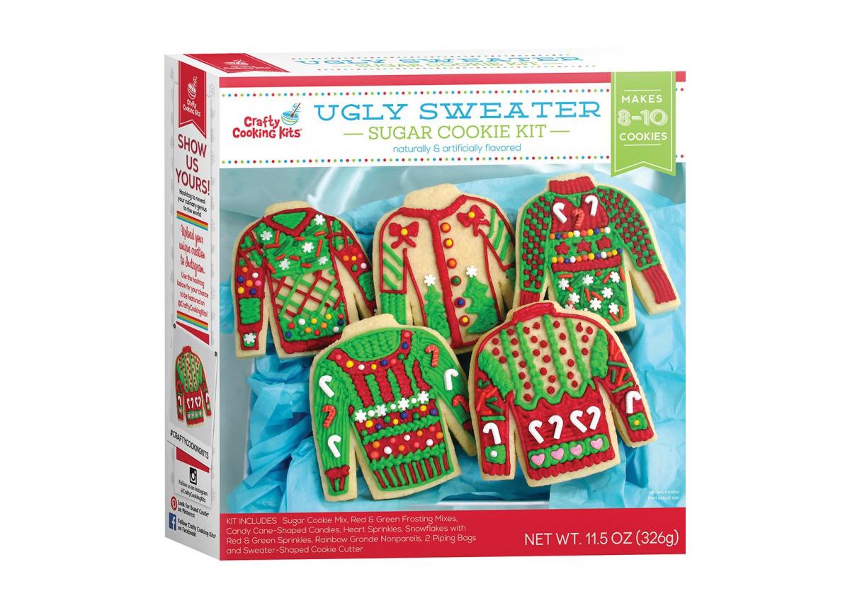 Ugly Sweater Cookie Cutters - Funny Ugly Christmas Sweater Gingerbread Cookie Cutter Kit