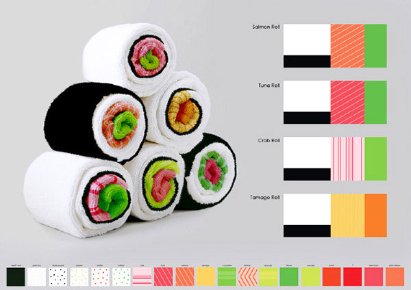 Sushi Towels