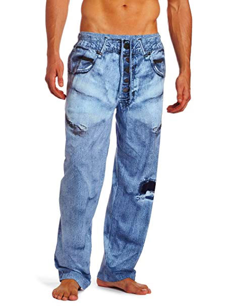 Jogging bottoms that store look like jeans