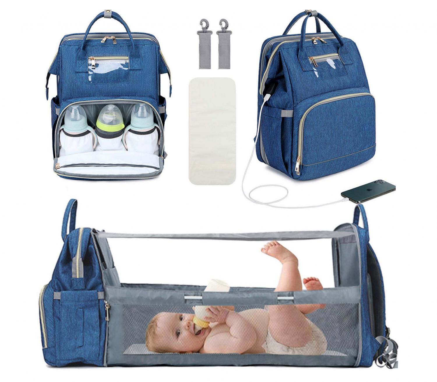 This 3in1 Diaper Bag Has Its Own Changing