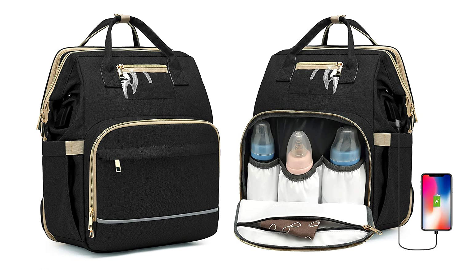 This 3-in-1 Diaper Bag Has Its Own Changing Station/Bassinet