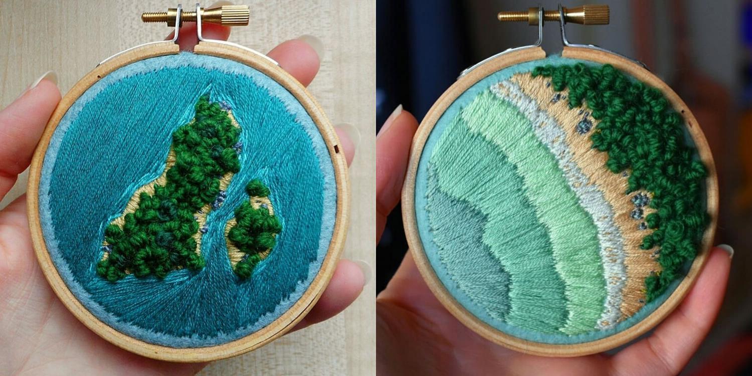 embroidery painting