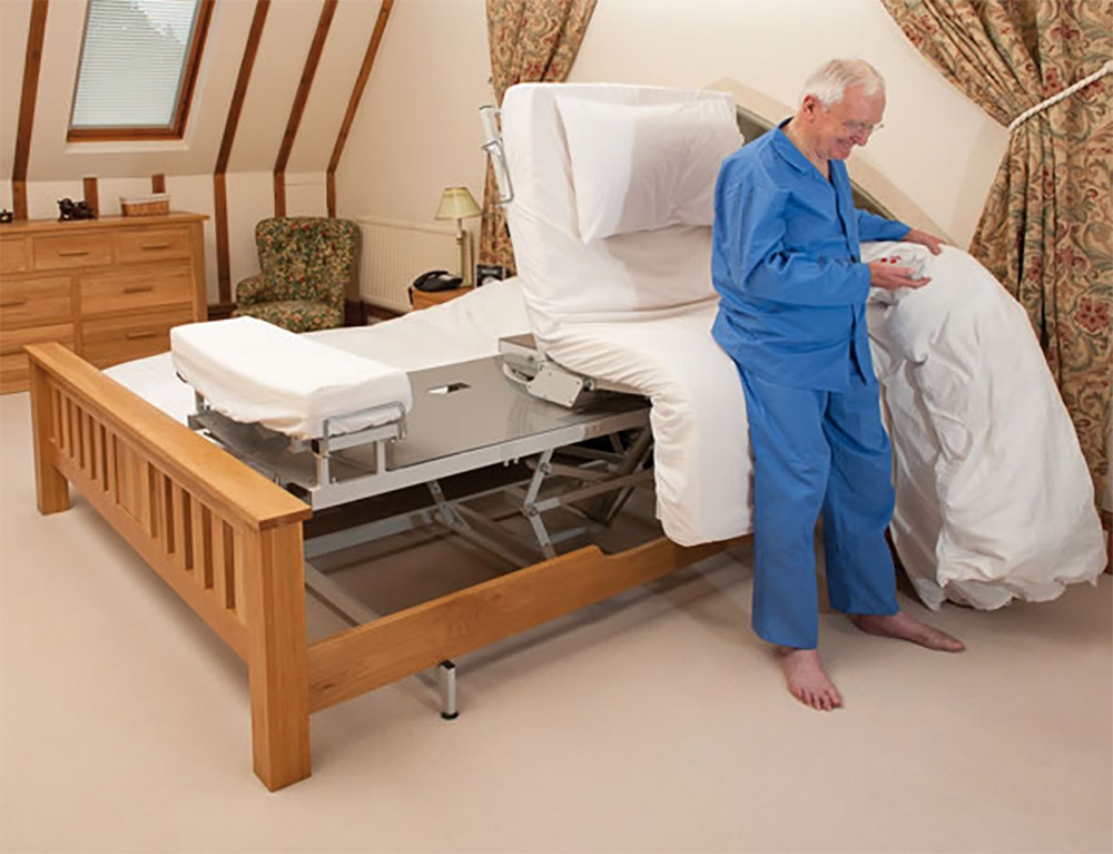 This Automatic Rotating Bed Helps Those In Need Easily Get In and Out