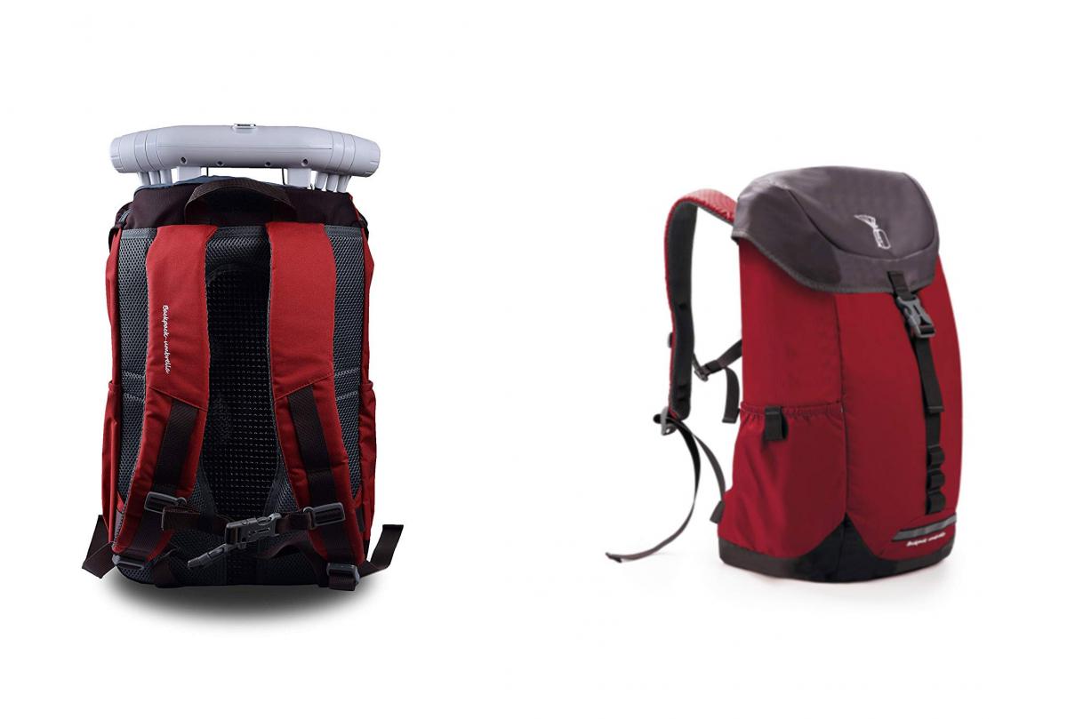 This Backpack Has a Retractable Umbrella For Sun and Rain