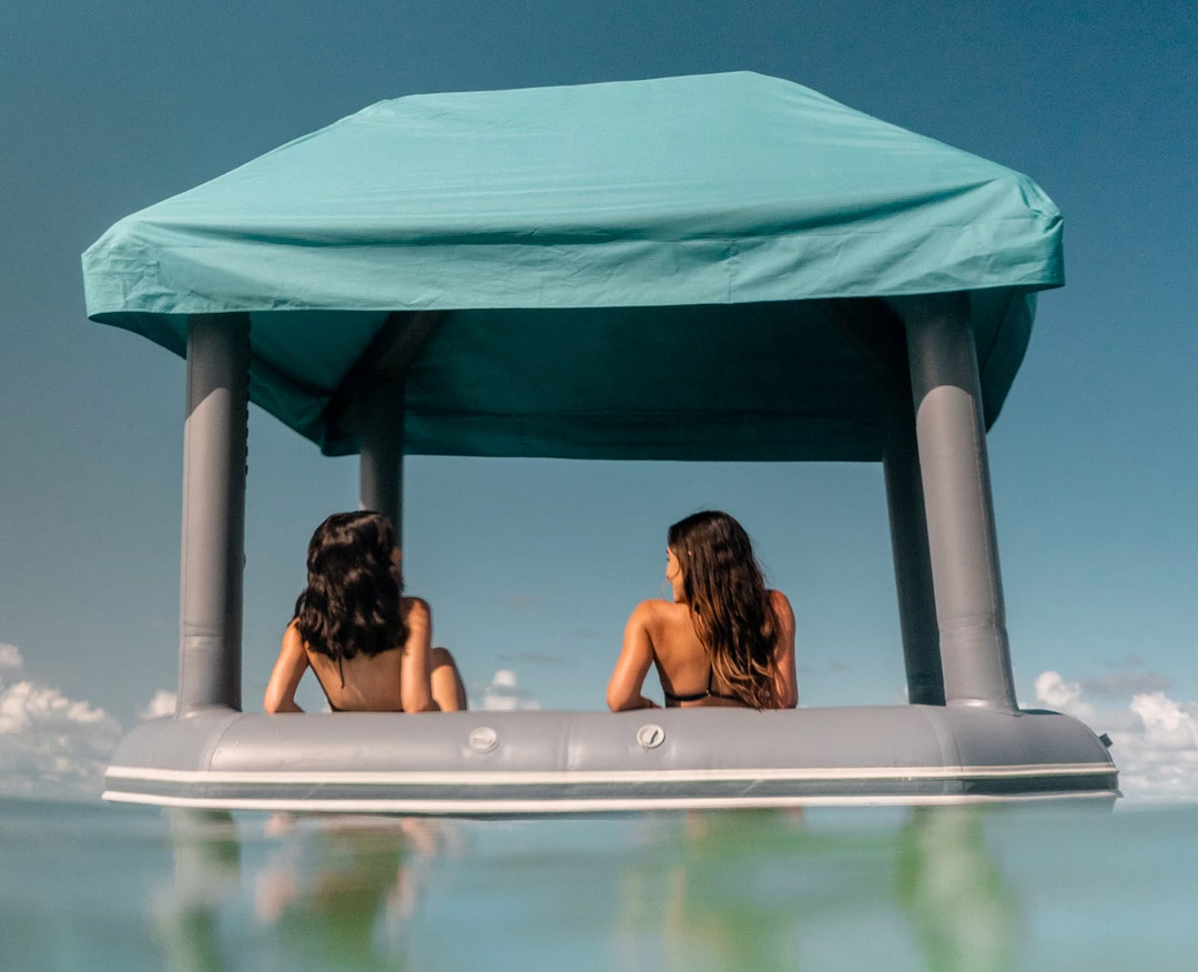 floating pool cabana