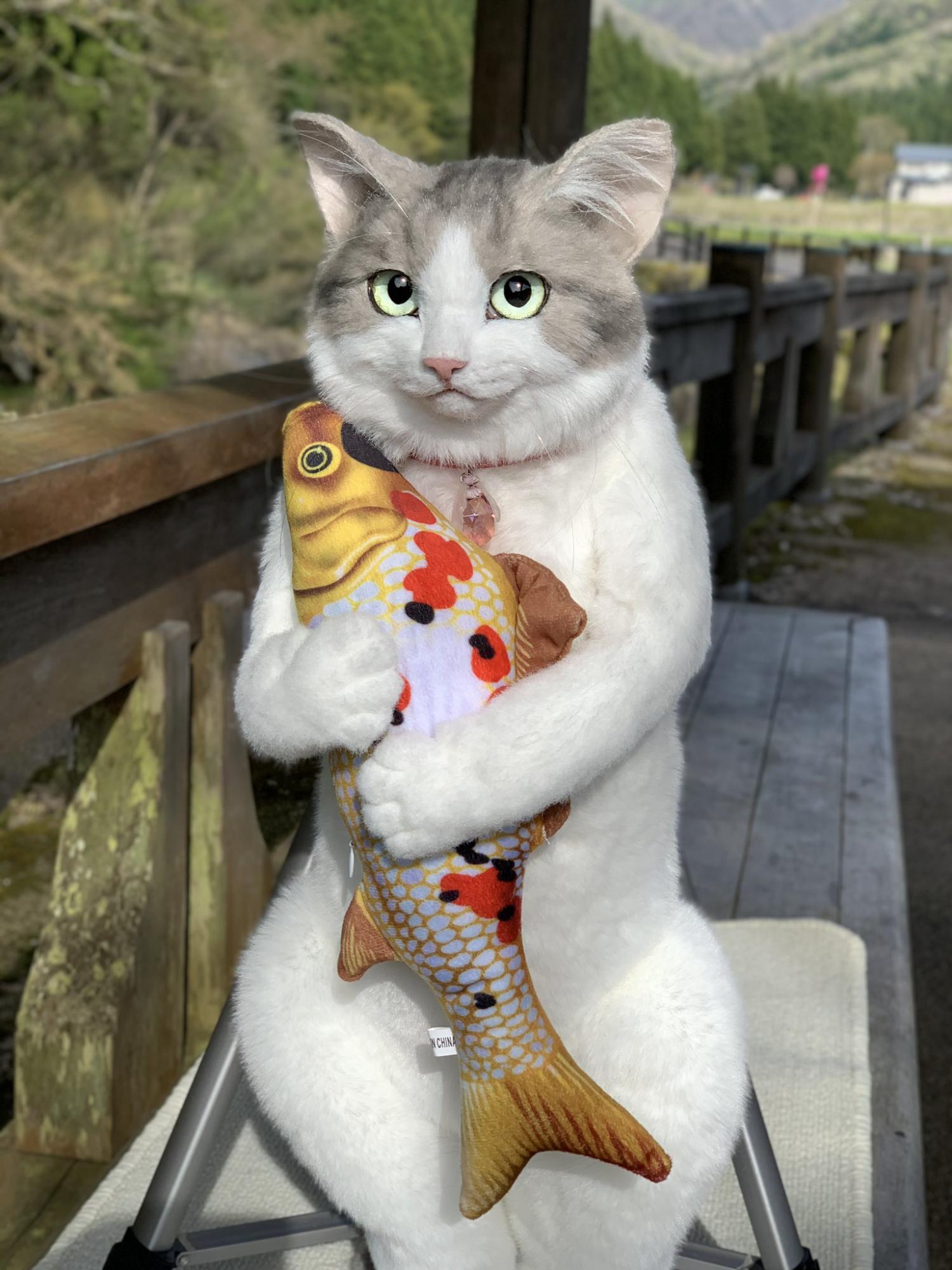 Realistic Cat Backpack looks like real live cat