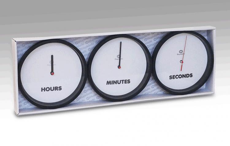 Three Times Clock - Clock With Three Separate Clocks