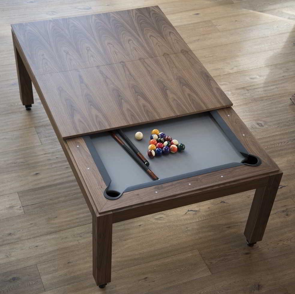 Fusion Pool Table - Multi-function dining table pool table - Incredible design unique billiard table