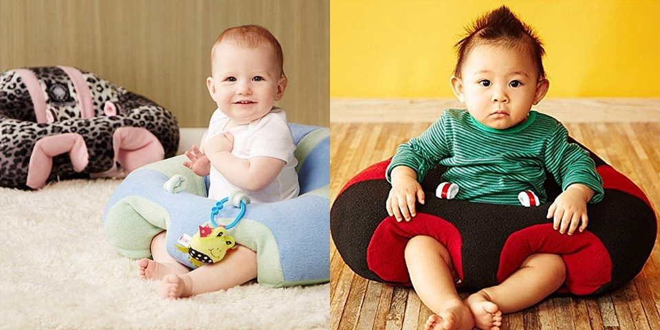 This Cute Baby Sofa Chair Helps Teach Your Infant To Sit Up And