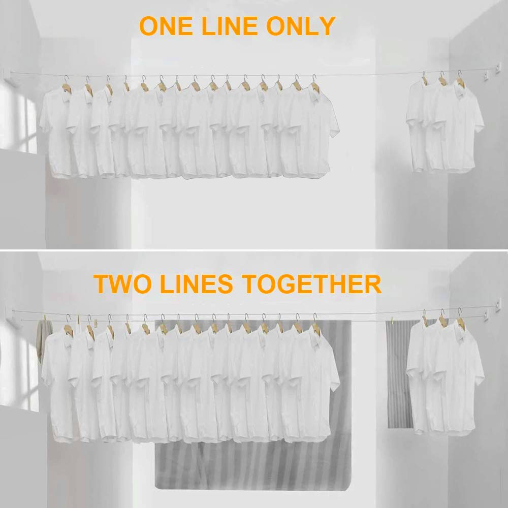 Double Line Retractable Clothesline