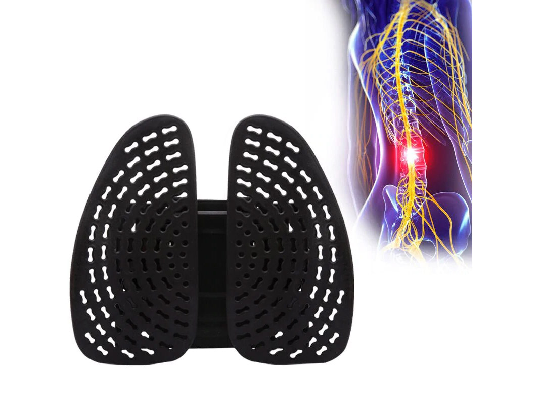 Double-Winged Back Support For The Car - Adjustable Driving lumbar support looks like lungs