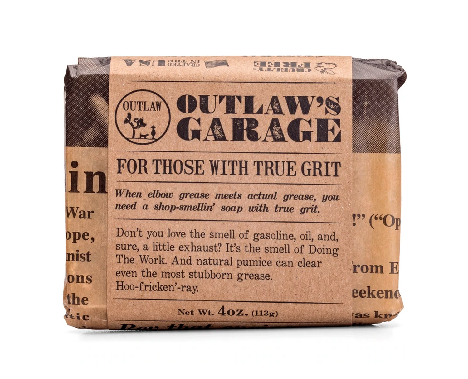 Soap That Makes You Smell Like a garage (gasoline, oil, exhaust)