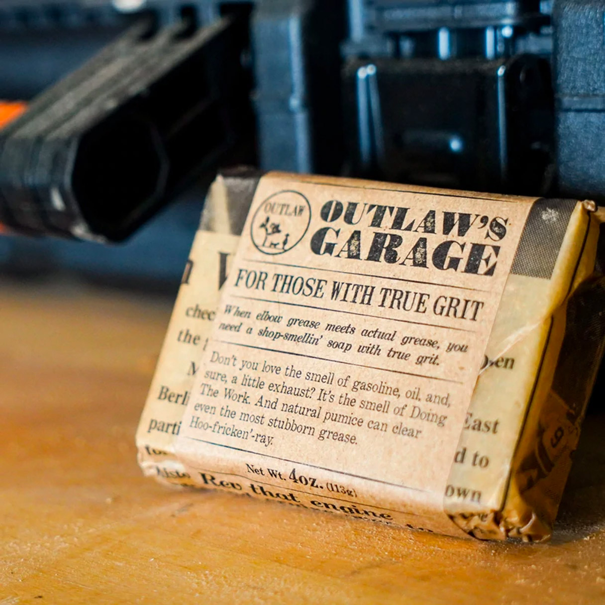 Soap That Makes You Smell Like a garage (gasoline, oil, exhaust)