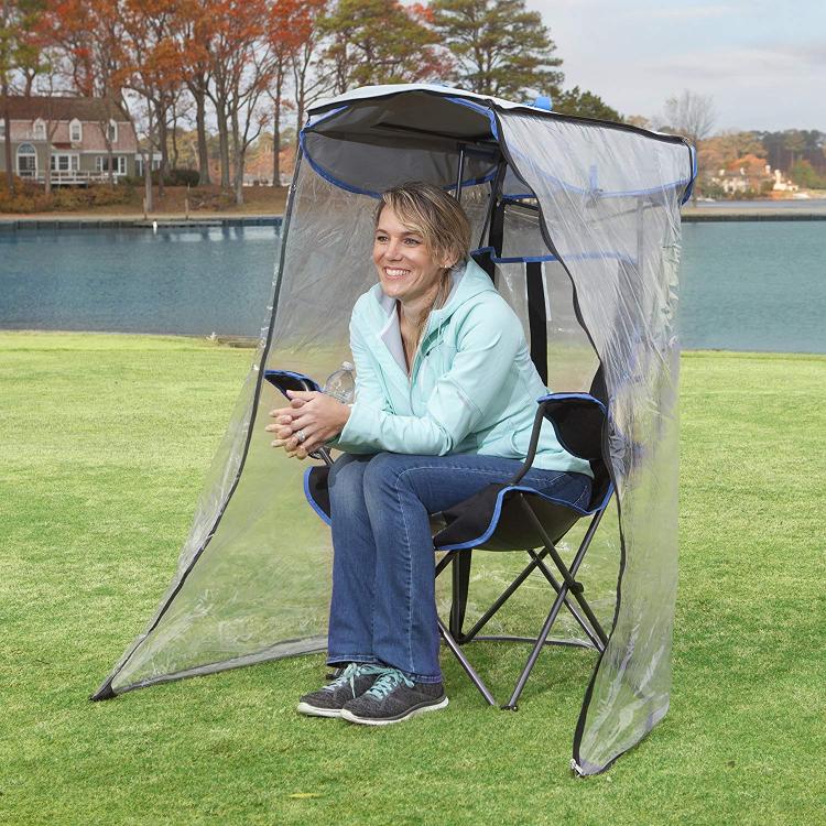 This Genius Canopy Chair With a Screen Protects You From The Sun and