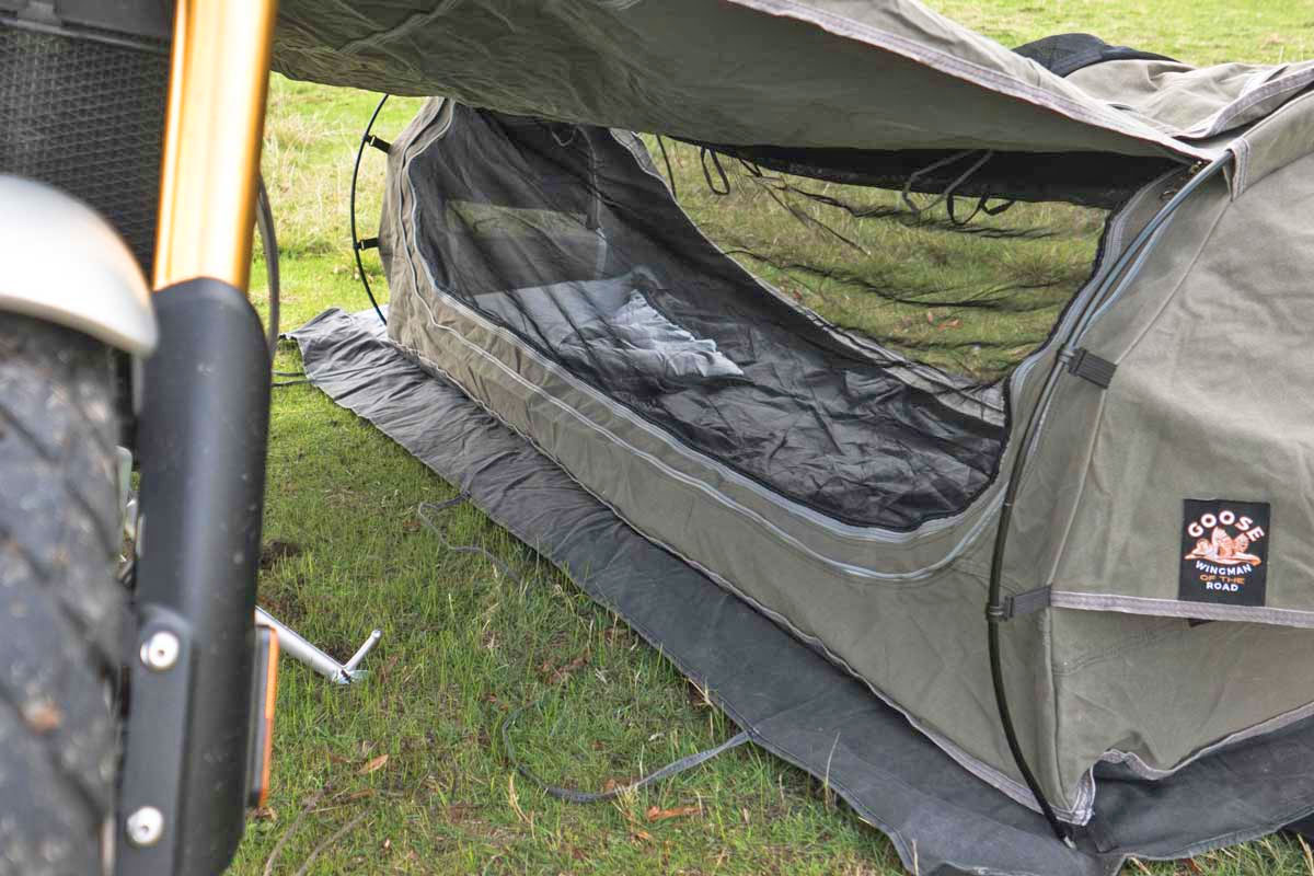 This Incredible Motorcycle Tent Lets You Camp Out Anywhere While Out On