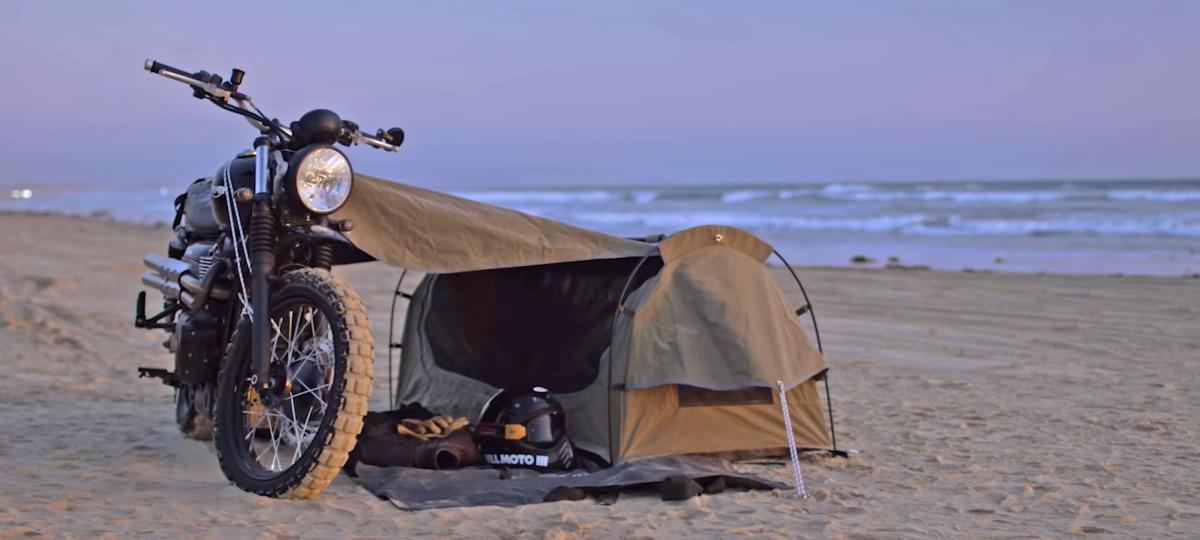 This Incredible Motorcycle Tent Lets You Camp Out Anywhere While Out On