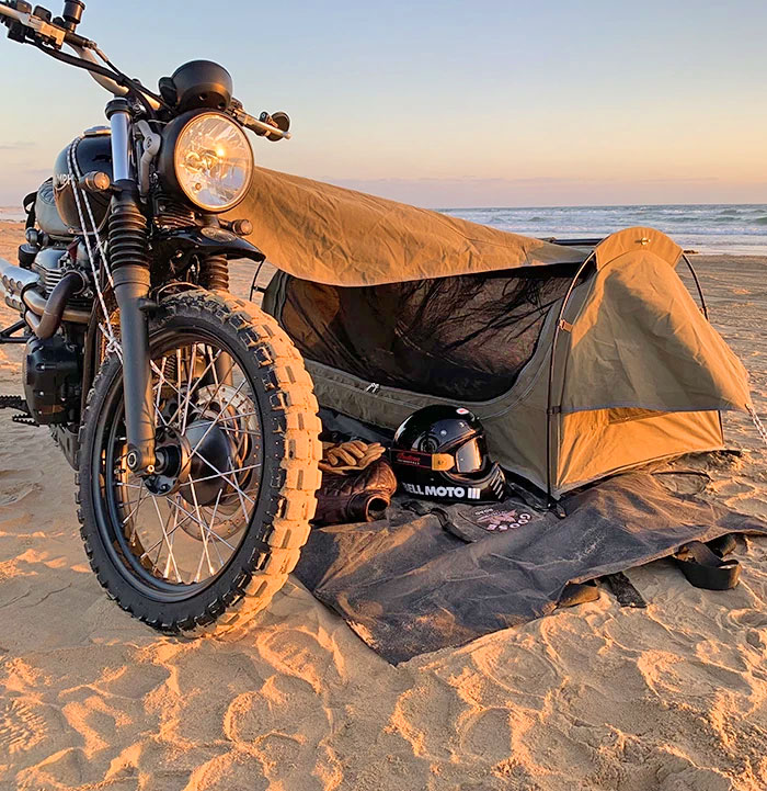 This Incredible Motorcycle Tent Lets You Camp Out Anywhere While Out On