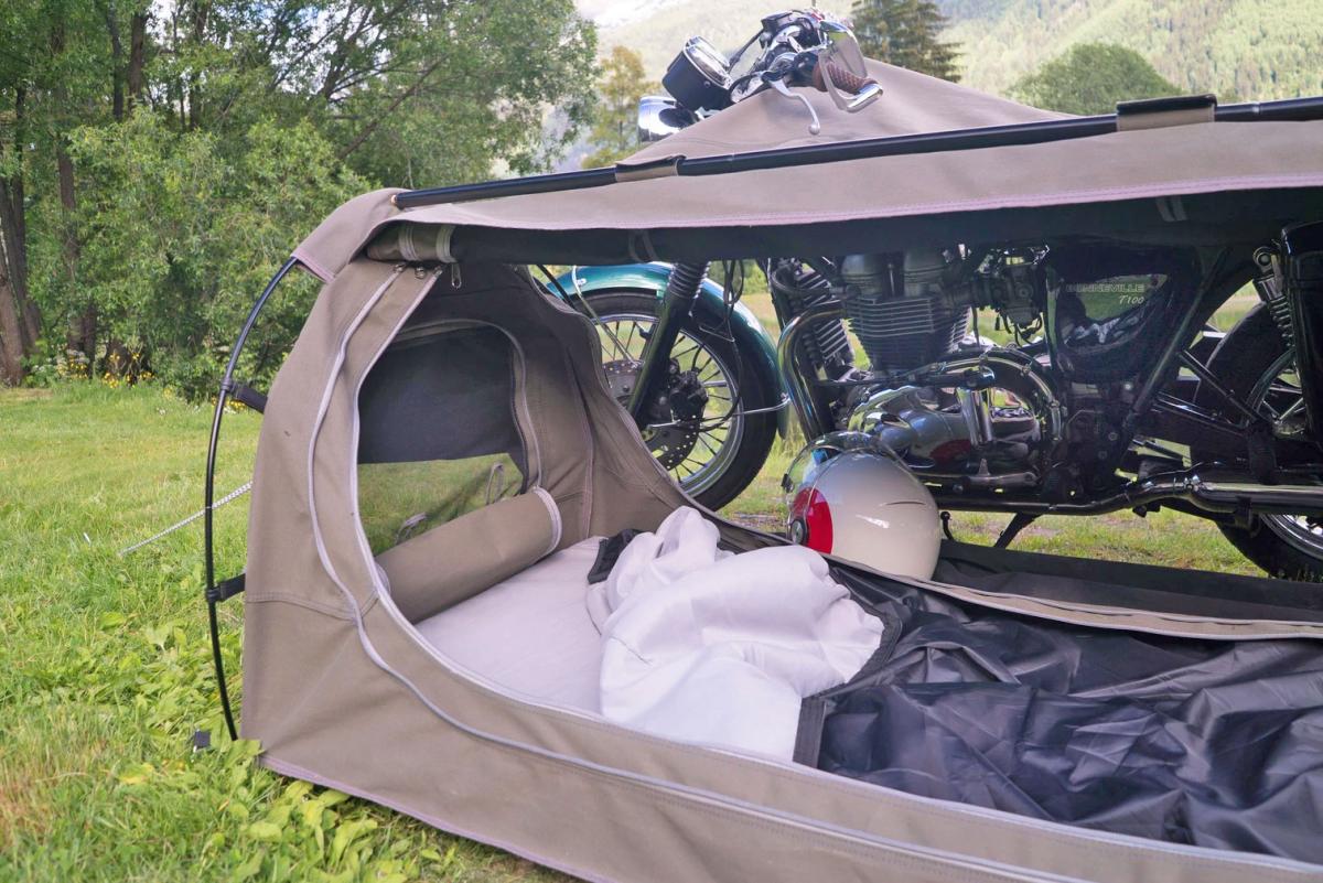 This Incredible Motorcycle Tent Lets You Camp Out Anywhere While Out On ...