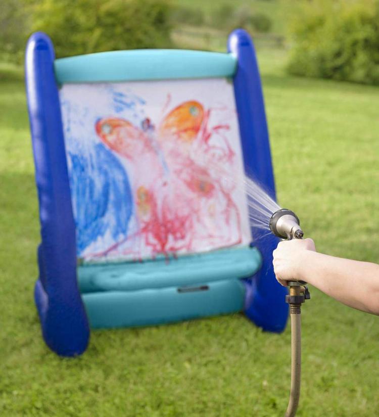 Giant Inflatable Easel Lets Your Kids Paint Outdoors