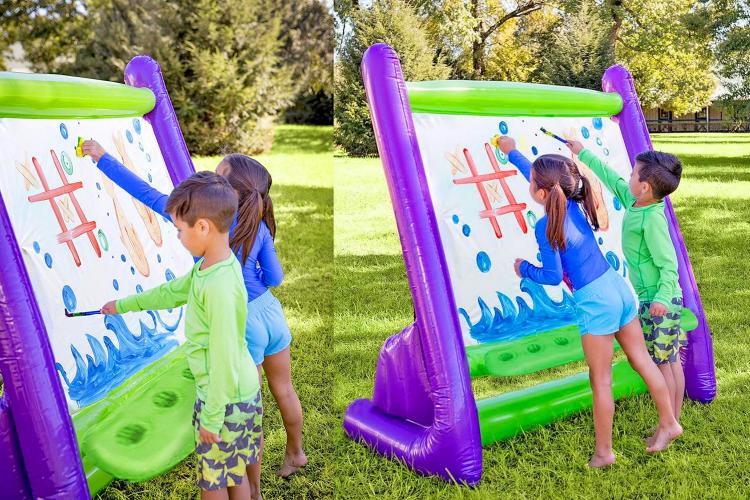 blow up paint easel