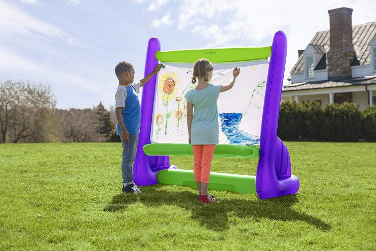 Giant Inflatable Easel Lets Your Kids Paint Outdoors