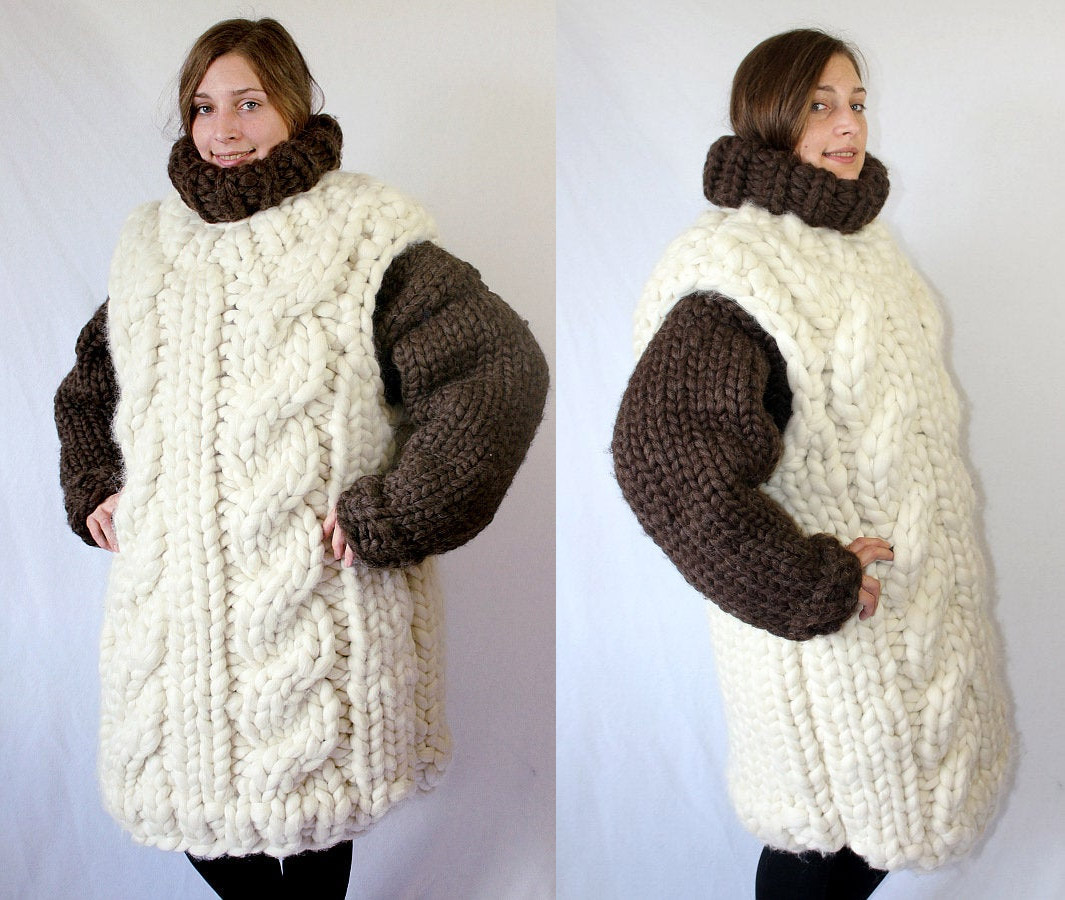 This Giant Knitted Adult Onesie Is Perfect For People Who Are Always Cold