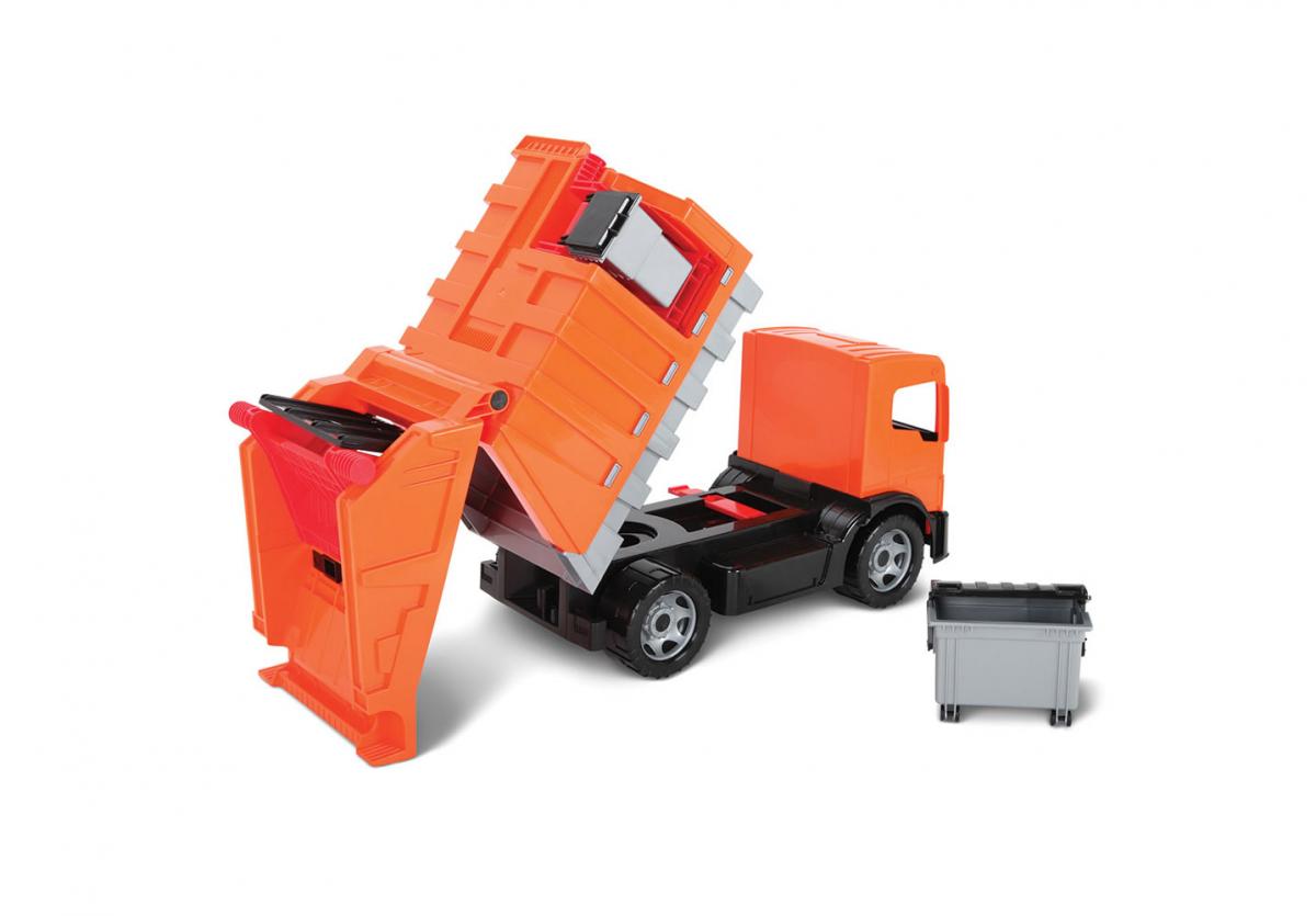 Giant working garbage truck toy - Best truck toy LENA Starke Riesen