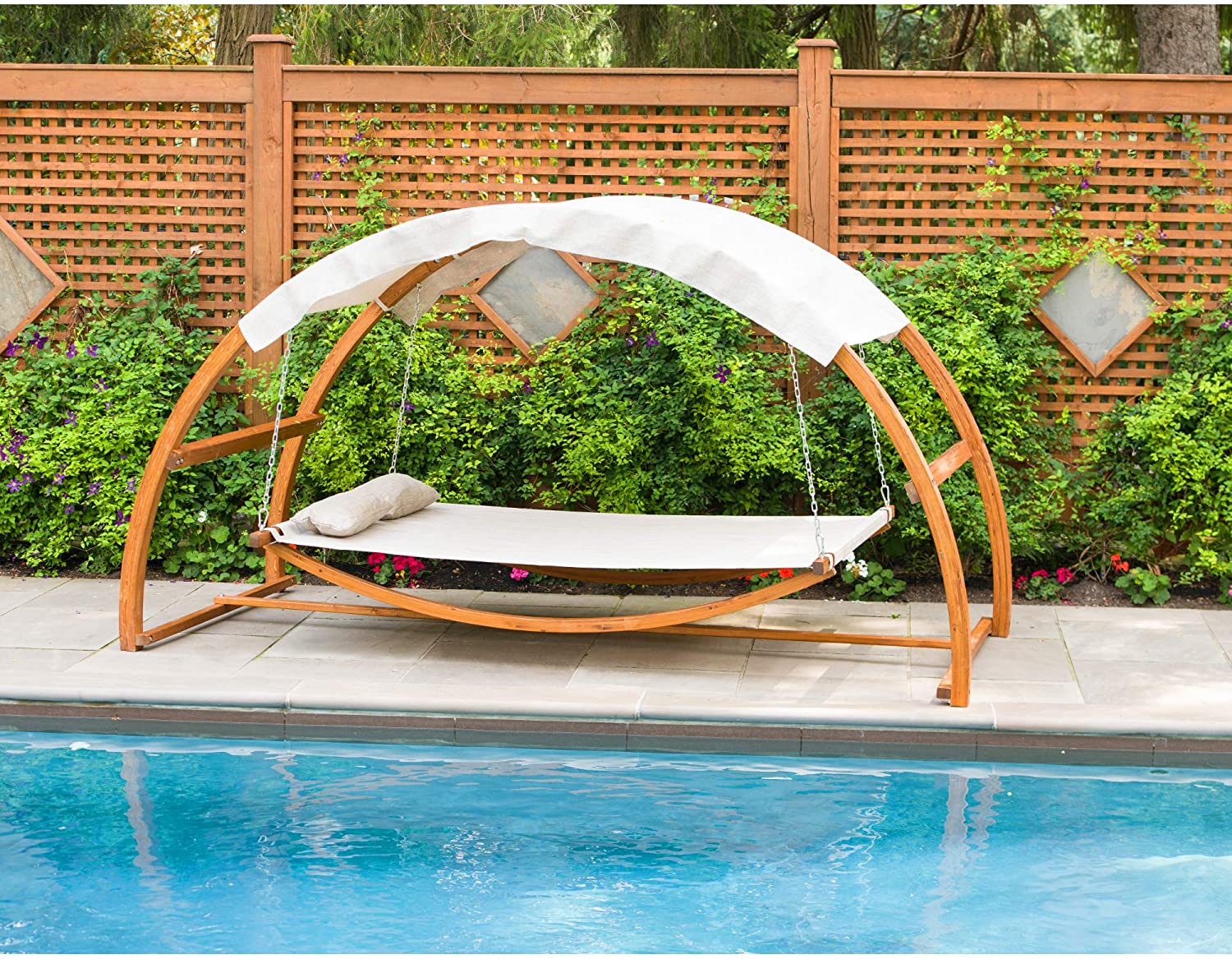 Leisure Season Hanging Poolside Leisure Bed