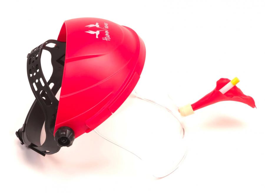 Hummviewer Hummingbird Feeder Face Shield Mask