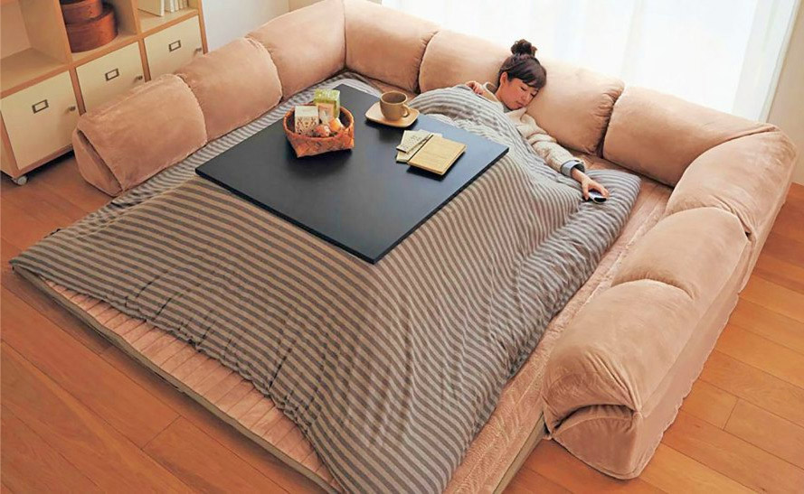 Japanese heated deals table blanket