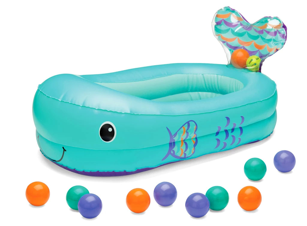 Inflatable Whale Baby Bathtub
