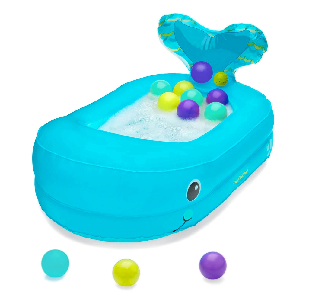 Inflatable Whale Baby Bathtub