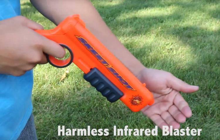 Glow-in-the-Dark Infrared Skeet Shooting Game