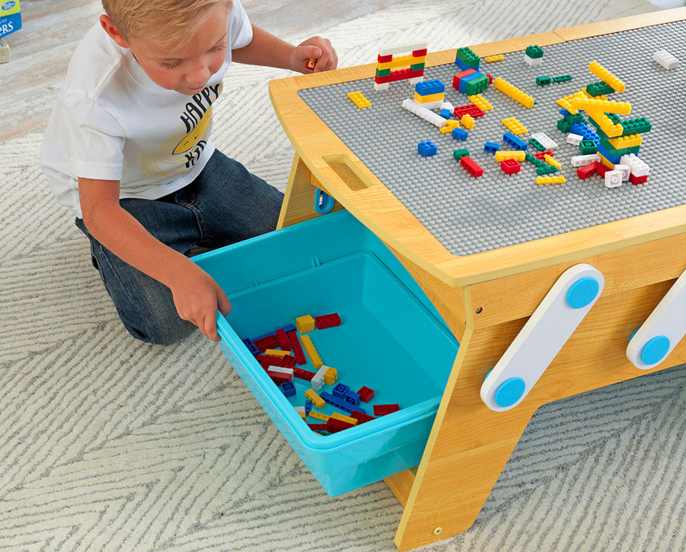 kidkraft lego table with storage