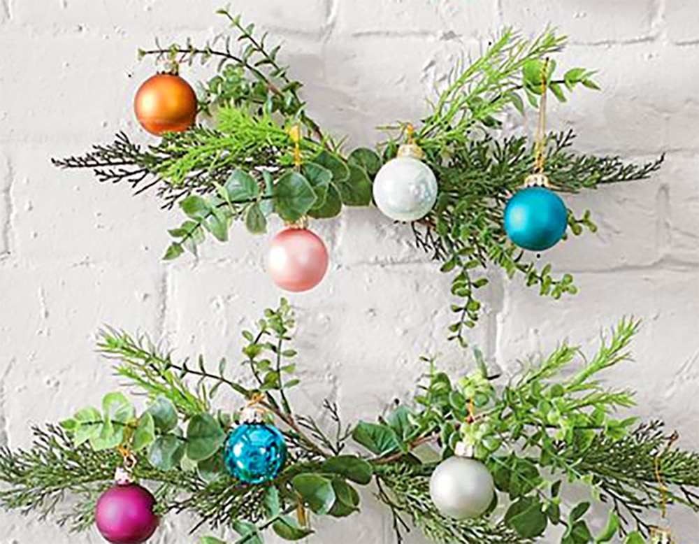 Minimal Christmas Tree - Wall-mounted Christmas Tree - Embedded into wall tree decor