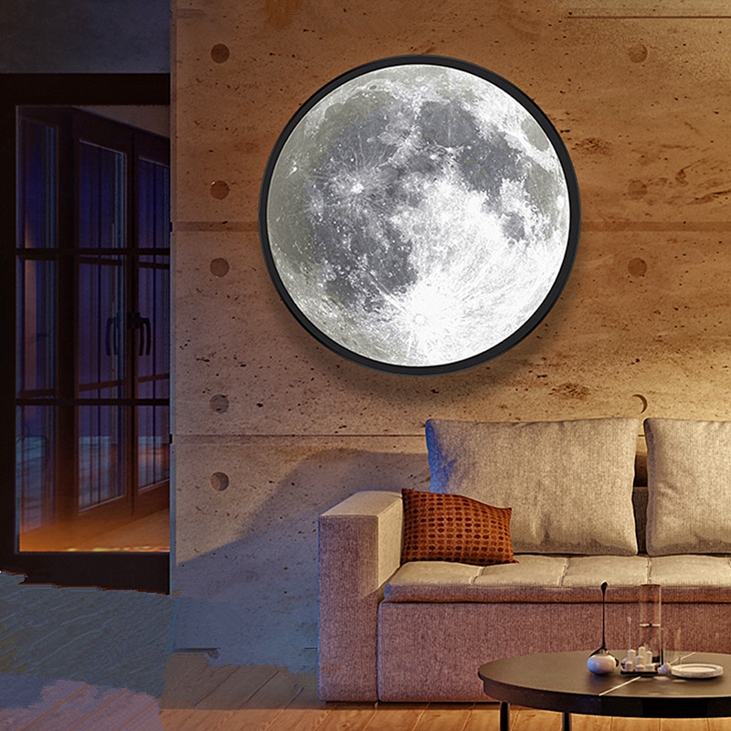 moon mirror night light