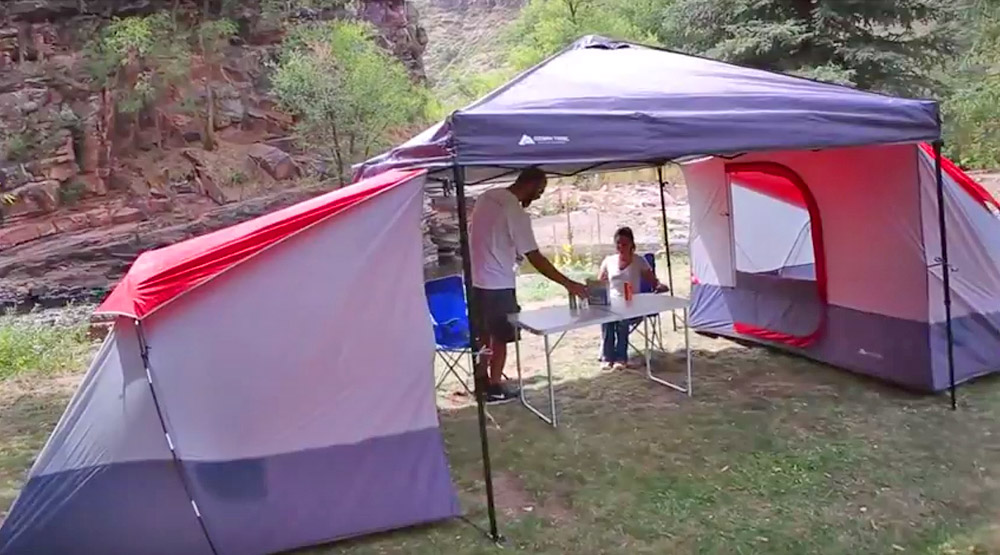 This Modular Tent System Lets Up To 3 Tents Connect and Share a ...