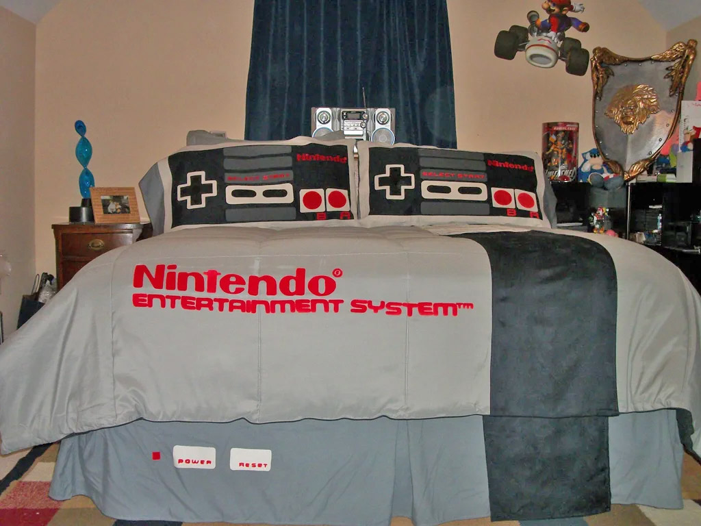 This Nintendo Bed Makes Your Look Like a Giant NES Console