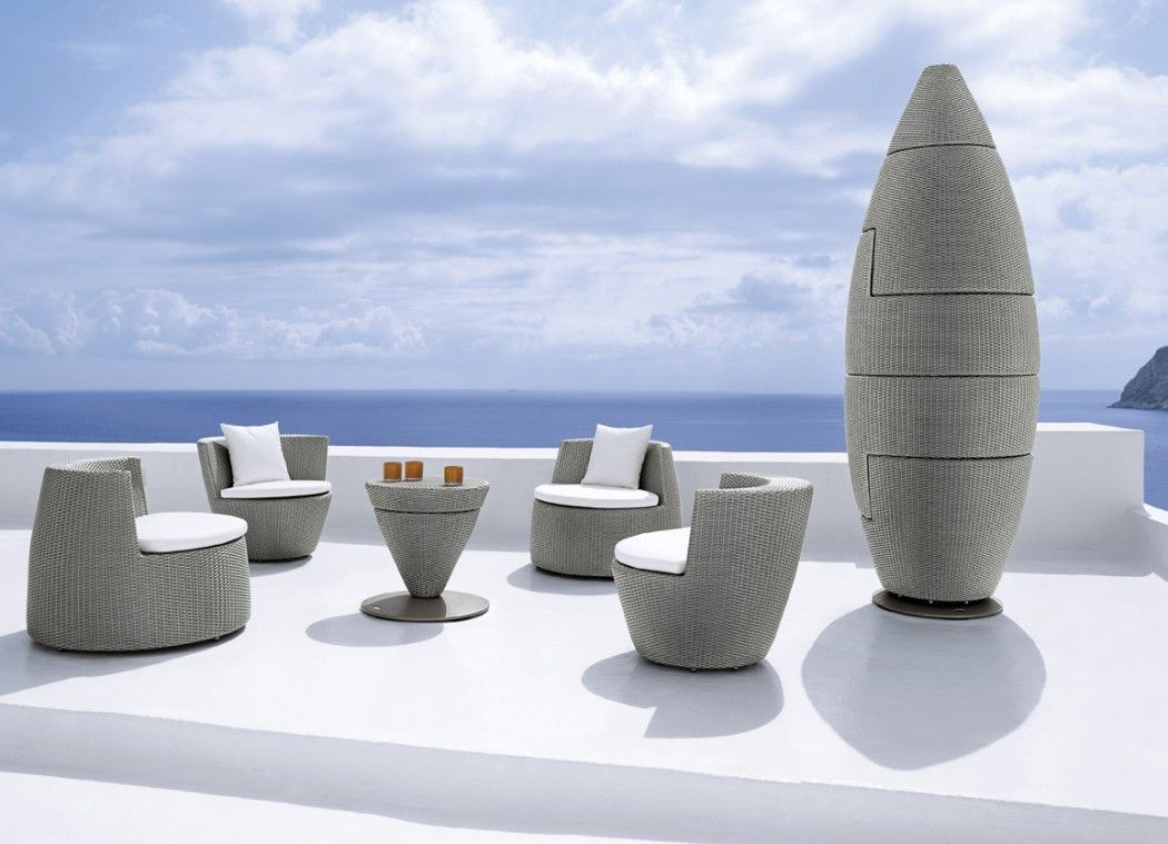 This Transforming Patio Furniture Set Can Be Converted Into A Space Saving Egg