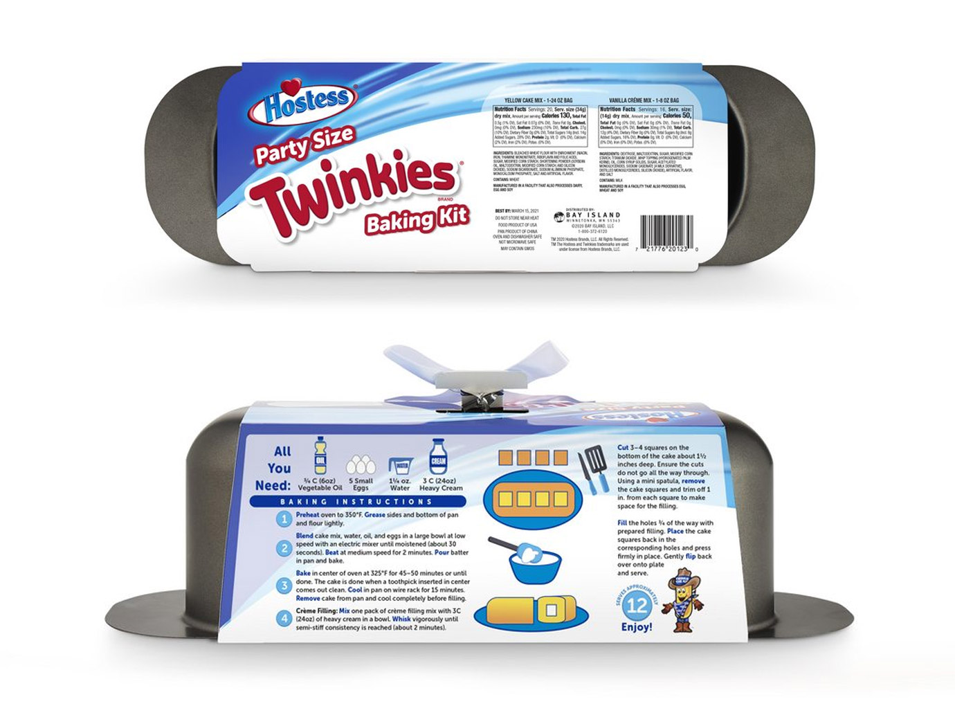 Giant Twinkies Pan - Bake your own giant Twinkie
