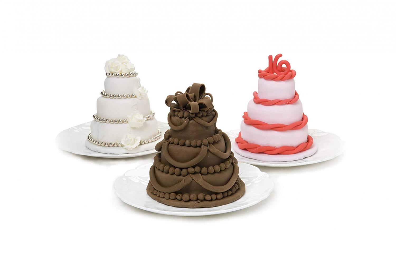 4 CAVITY 3 TIERED SILICONE CAKE MOLD MAKES 4 MINI 3 TIERED CAKES AT THE SAME T 