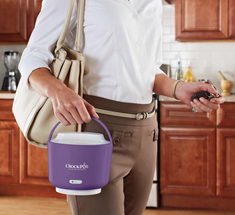 This Portable Crock-Pot Pale Lets You Cook Your Lunch Right At