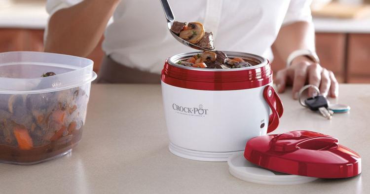 This Portable Crock-Pot Pale Lets You Cook Your Lunch Right At