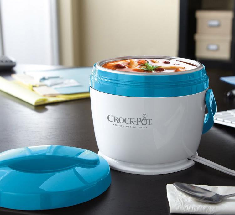 Portable Crock-Pot Lunch Crock - Portable slow-cooker lunch pale