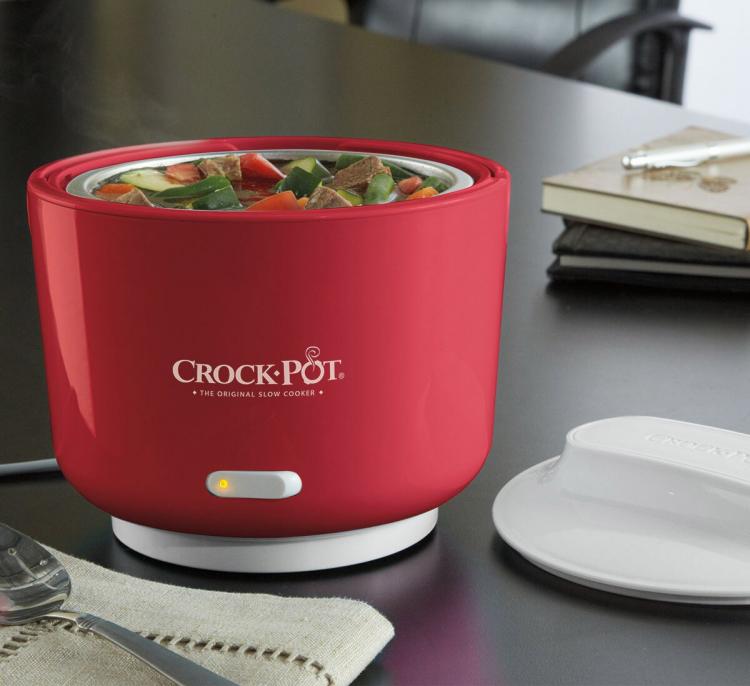 Portable Crock-Pot Lunch Crock - Portable slow-cooker lunch pale