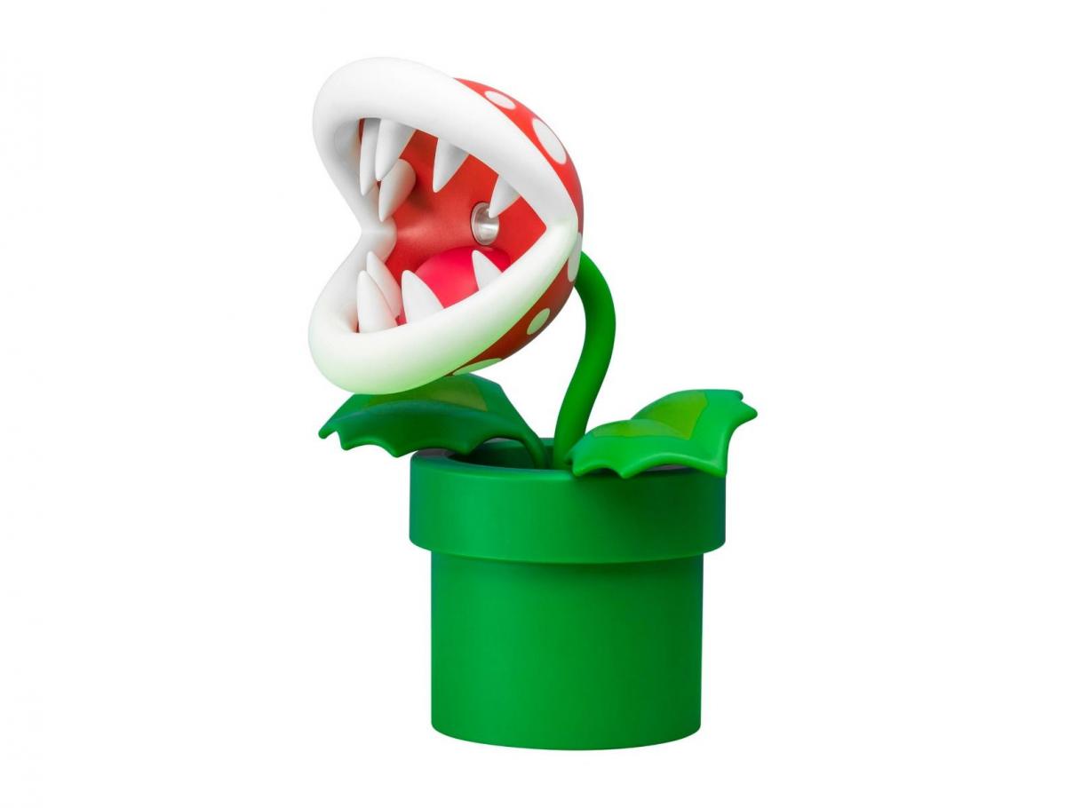 Posable Super Mario Piranha Plant Lamp - Super Mario: Vicious Vegetation Piranha Plant Posable Lamp