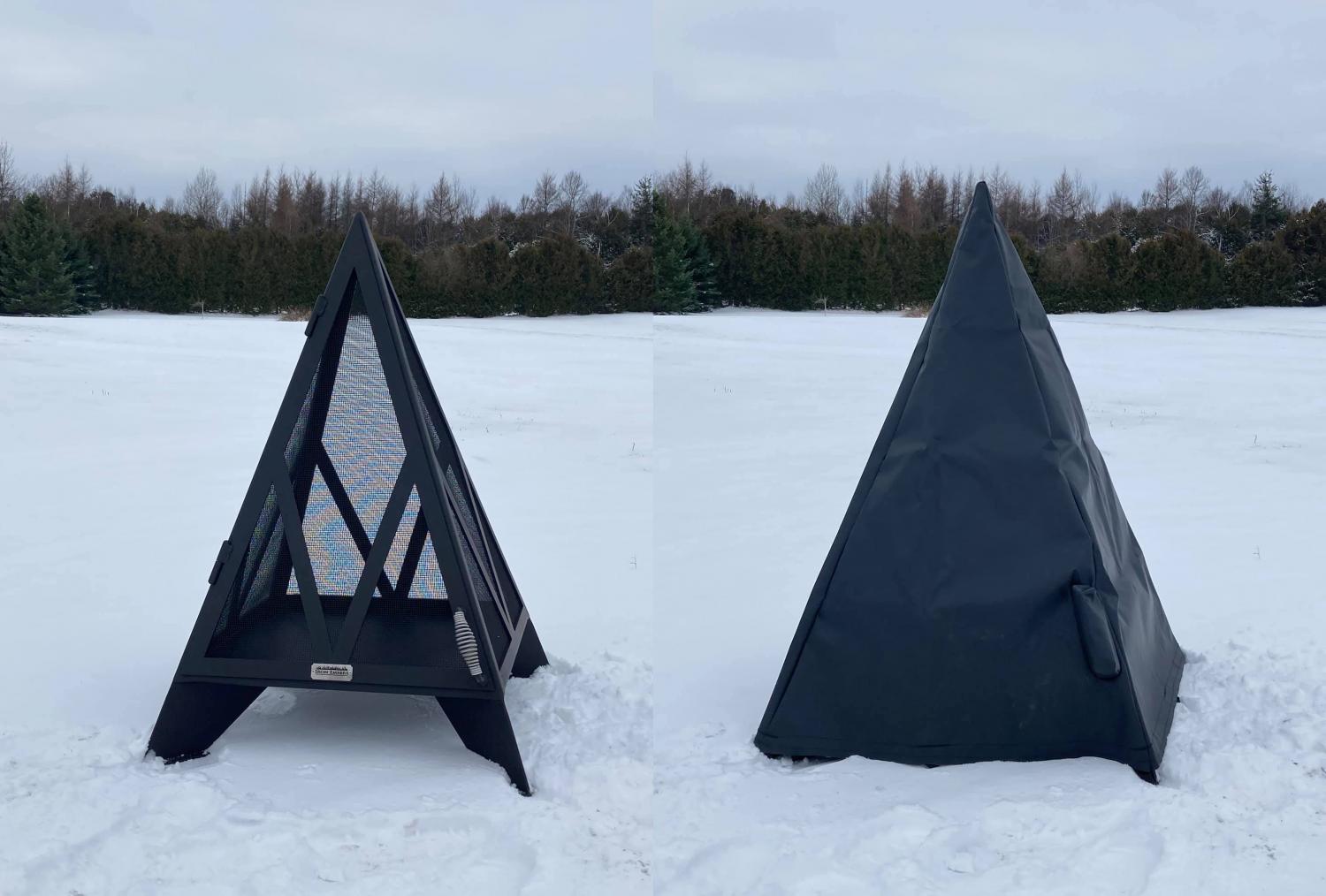 Pyramid Outdoor Fireplaces | Iron Embers