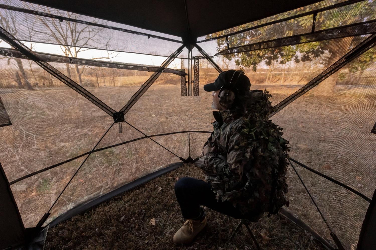 This See Through Hunting Blind Is Like a Two-Way Mirror In Tent Form