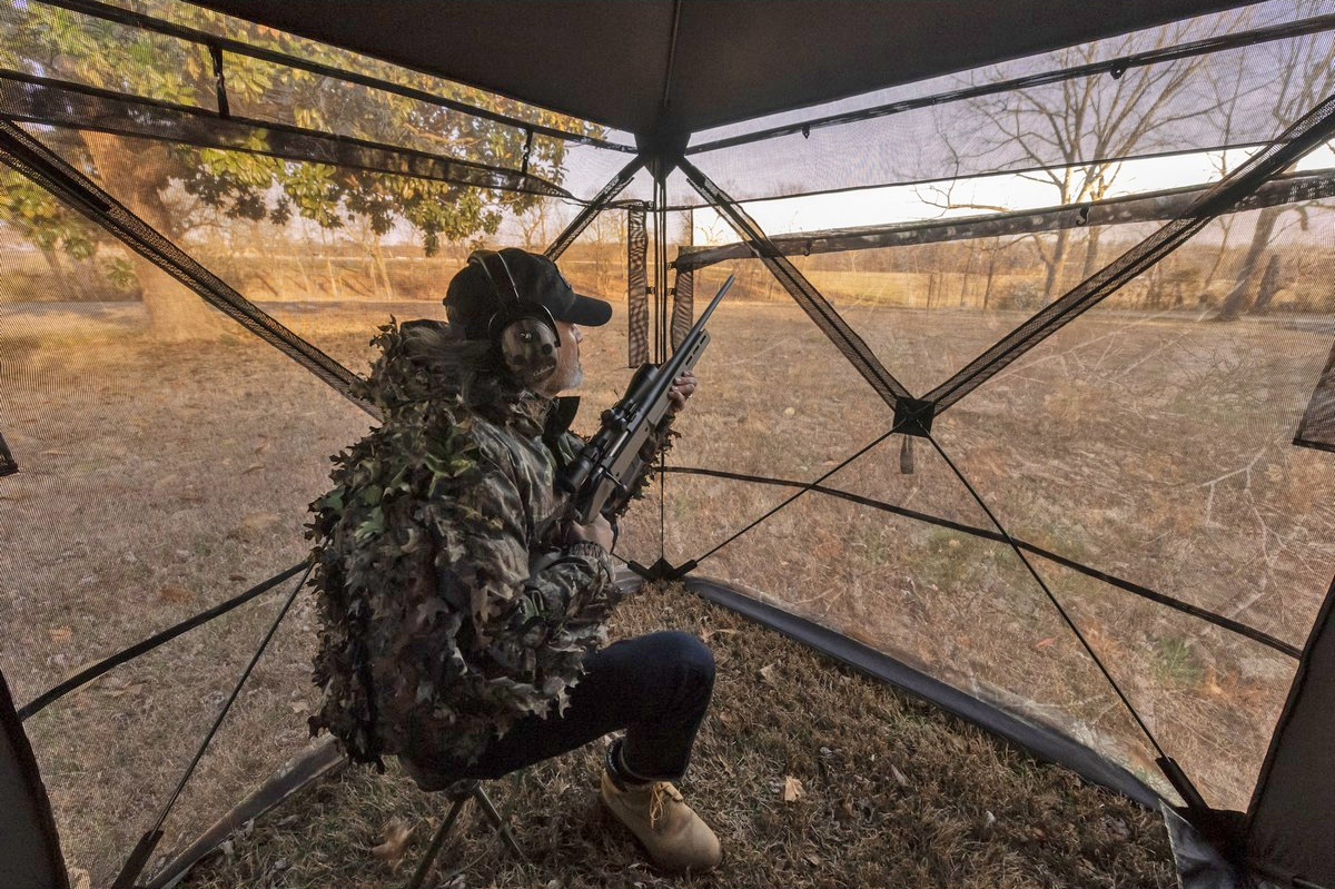 Rhino 180 See Through Hunting Blind - One-way Transparent hunting tent