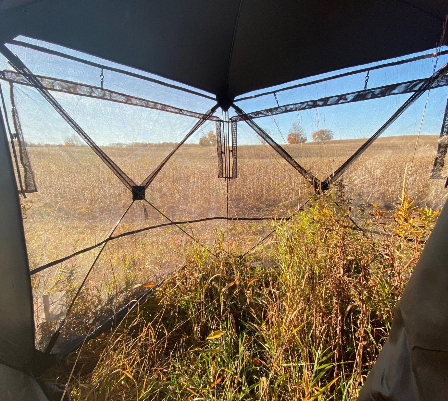 This See Through Hunting Blind Is Like a TwoWay Mirror In Tent Form